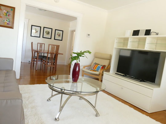 Berkeley apartment living room